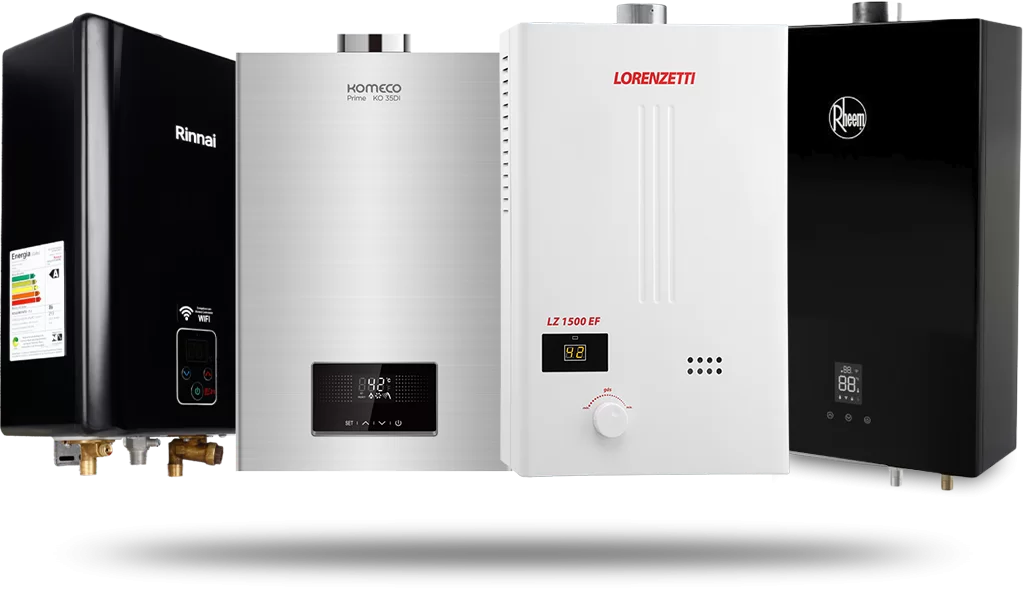 Técnico especializado da Tocha Aquecedores realizando manutenção em aquecedor a gás em São Bernardo do Campo